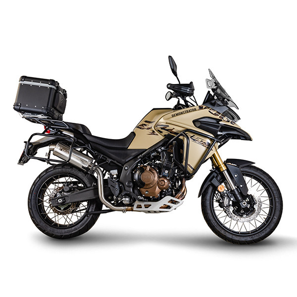 Scorpion Exhaust Voge DS625X E5+ half system with stainless steel Edge silencer